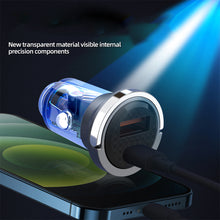 Load image into Gallery viewer, 100W Car Charger Super Fast Charging 30W Type C USB Auto Mobile Phone Charger for iPhone Xiaomi Huawei Samsung PD AFC SCP QC 3.0