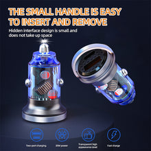 Load image into Gallery viewer, 100W Car Charger Super Fast Charging 30W Type C USB Auto Mobile Phone Charger for iPhone Xiaomi Huawei Samsung PD AFC SCP QC 3.0