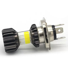 Load image into Gallery viewer, 12V-80V 8 Sides COB Super Bright LED Motorcycle Headlight H4 BA20D Bulbs Waterproof High Low Lamp Scooter Fog Lights
