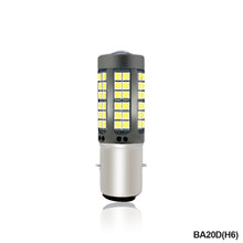 Load image into Gallery viewer, BA20D/H4/P15D LED Motorcycle Headlight Bulbs 8000LM Hi Lo Lamp Motorbike Headlight DRL Bright 3030 Chips 75smd