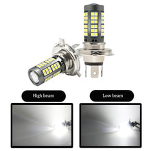 Load image into Gallery viewer, BA20D/H4/P15D LED Motorcycle Headlight Bulbs 8000LM Hi Lo Lamp Motorbike Headlight DRL Bright 3030 Chips 75smd