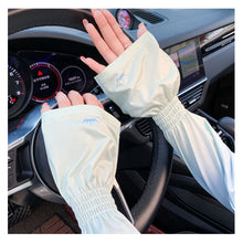 Load image into Gallery viewer, Summer Gradient Loose Sunscreen Sleeves Outdoor Ultraviolet-proof Sunscreen Sleeves Colorful Breathable Arm Sleeves for Women