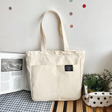 Load image into Gallery viewer, Versatile Shoulder Bag Tote Bag Casual Large Capacity Canvas Bag Reusable Shoulder Bag Handbag For Women