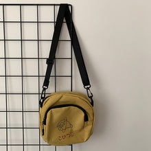 Load image into Gallery viewer, Simple Canvas Women Messenger Bags Fashion Girls Cartoons Small Square Shoulder Crossbody Bag Retro Female Daily Phone Purse