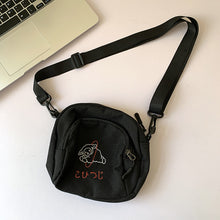 Load image into Gallery viewer, Simple Canvas Women Messenger Bags Fashion Girls Cartoons Small Square Shoulder Crossbody Bag Retro Female Daily Phone Purse