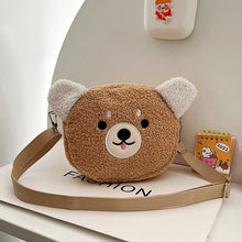 Load image into Gallery viewer, Cute Bear Kawaii Bag Women Cartoon Plush Shoulder Bag For Women Crossbody Bag Small Phone&Purse Bag