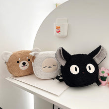 Load image into Gallery viewer, Cute Bear Kawaii Bag Women Cartoon Plush Shoulder Bag For Women Crossbody Bag Small Phone&Purse Bag