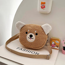 Load image into Gallery viewer, Cute Bear Kawaii Bag Women Cartoon Plush Shoulder Bag For Women Crossbody Bag Small Phone&Purse Bag