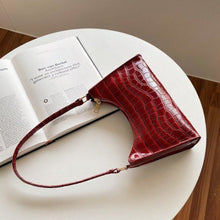 Load image into Gallery viewer, Women Fashion Retro Casual Totes Shoulder Bag Underarm Bag Chain Crossbody Bag Solid Color PU Leather Handbag