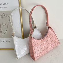 Load image into Gallery viewer, Women Fashion Retro Casual Totes Shoulder Bag Underarm Bag Chain Crossbody Bag Solid Color PU Leather Handbag