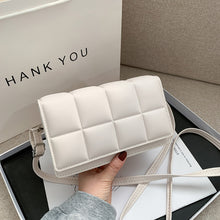 Load image into Gallery viewer, Fashion Female Shoulder Bag Grid Solid Color Women's Shoulder Crossbody Casual Trendy Phone Bag