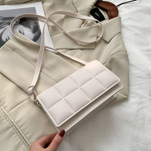 Load image into Gallery viewer, Fashion Female Shoulder Bag Grid Solid Color Women's Shoulder Crossbody Casual Trendy Phone Bag