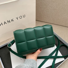 Load image into Gallery viewer, Fashion Female Shoulder Bag Grid Solid Color Women's Shoulder Crossbody Casual Trendy Phone Bag