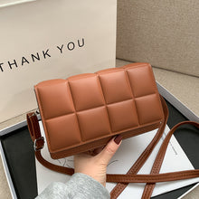 Load image into Gallery viewer, Fashion Female Shoulder Bag Grid Solid Color Women's Shoulder Crossbody Casual Trendy Phone Bag