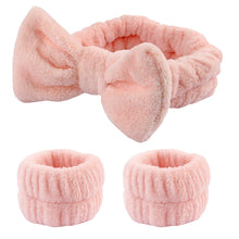 Load image into Gallery viewer, Women Your Arms Soft to Touch for Yoga Running Face Wash Wristbands Hairband for Washing Face Spa Wrist Washband Microfiber Absorbent