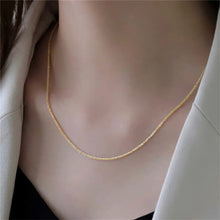 Load image into Gallery viewer, Fashion Silver Colour Sparkling Clavicle Chain Choker Necklace For Women Fine Jewelry Wedding Party Birthday Gift
