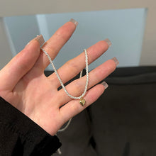Load image into Gallery viewer, Fashion Silver Colour Sparkling Clavicle Chain Choker Necklace For Women Fine Jewelry Wedding Party Birthday Gift
