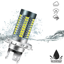 Load image into Gallery viewer, H4/H6/BA20D/P15D 12V-24V 6000K LED Motor Bulb Motorcycle Headlight 126smd Chips Lamp Car Headlight Bulbs Hi Lo Light