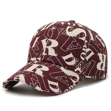 Load image into Gallery viewer, Fashion Embroidery Alphabet Print Baseball Cap Summer Breathable Sunscreen Large Brim Visor Hat Ins Hip Hop Street Driver's Cap
