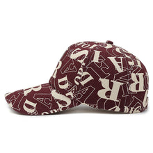 Load image into Gallery viewer, Fashion Embroidery Alphabet Print Baseball Cap Summer Breathable Sunscreen Large Brim Visor Hat Ins Hip Hop Street Driver's Cap