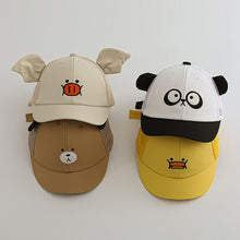 Load image into Gallery viewer, Summer Children's Sunscreen Breathable Sun Visor Hat Cute Cartoon Animal Duck Cap Little Child Short Brim Baseball Cap