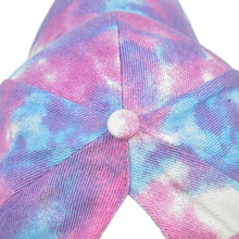 Load image into Gallery viewer, Fashion Men And Women Tie-Dye Sun Hat Adjustable Back Opening Cross Style Baseball Cap Summer Ponytail Hip Hop Mesh Cap
