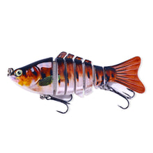 Load image into Gallery viewer, 7 Knots 10cm15g Multi-Section Fish Luya Bionic Baits Wobblers Barracuda Lures Artificial Hard Hook Fishing Equipment