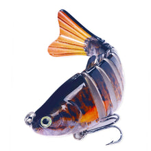 Load image into Gallery viewer, 7 Knots 10cm15g Multi-Section Fish Luya Bionic Baits Wobblers Barracuda Lures Artificial Hard Hook Fishing Equipment