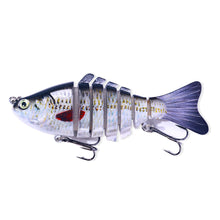 Load image into Gallery viewer, 7 Knots 10cm15g Multi-Section Fish Luya Bionic Baits Wobblers Barracuda Lures Artificial Hard Hook Fishing Equipment