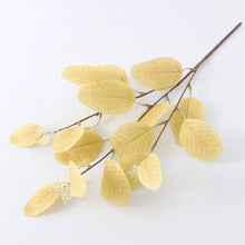 Load image into Gallery viewer, Artificial Flowers Eucalyptus Leaves Branch Fake Plant Decoration for Wedding Home Flower Arrangement Blue Pink Eucalyptus Decor