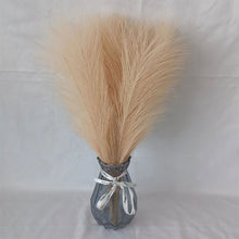 Load image into Gallery viewer, 3Pcs Artificial Fluffy Pampas Grass Bouquet Wedding Party Decoration Boho Fake Reed Plant Flowers for DIY Room Home Decor