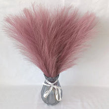 Load image into Gallery viewer, 3Pcs Artificial Fluffy Pampas Grass Bouquet Wedding Party Decoration Boho Fake Reed Plant Flowers for DIY Room Home Decor