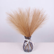 Load image into Gallery viewer, 3Pcs Artificial Fluffy Pampas Grass Bouquet Wedding Party Decoration Boho Fake Reed Plant Flowers for DIY Room Home Decor