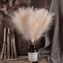 Load image into Gallery viewer, 6Pcs Artificial Fluffy Pampas Grass Bouquet Wedding Party Decoration Boho Fake Reed Plant Flowers for DIY Room Home Decor