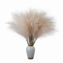 Load image into Gallery viewer, 6Pcs Artificial Fluffy Pampas Grass Bouquet Wedding Party Decoration Boho Fake Reed Plant Flowers for DIY Room Home Decor