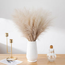 Load image into Gallery viewer, 6Pcs Artificial Fluffy Pampas Grass Bouquet Wedding Party Decoration Boho Fake Reed Plant Flowers for DIY Room Home Decor