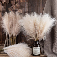 Load image into Gallery viewer, 6Pcs Artificial Fluffy Pampas Grass Bouquet Wedding Party Decoration Boho Fake Reed Plant Flowers for DIY Room Home Decor