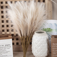 Load image into Gallery viewer, 6Pcs Artificial Fluffy Pampas Grass Bouquet Wedding Party Decoration Boho Fake Reed Plant Flowers for DIY Room Home Decor