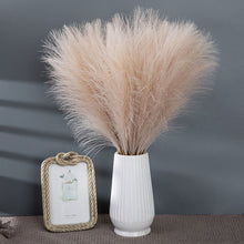Load image into Gallery viewer, 6Pcs Artificial Fluffy Pampas Grass Bouquet Wedding Party Decoration Boho Fake Reed Plant Flowers for DIY Room Home Decor