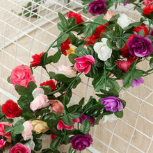 Load image into Gallery viewer, 45 Heads Artificial Flowers Vine Rose DIY Fake Plant Leaf DIY Hanging Vine Home Party Wedding Decoration Rattan Trailing Fake Flowers