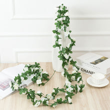 Load image into Gallery viewer, 45 Heads Artificial Flowers Vine Rose DIY Fake Plant Leaf DIY Hanging Vine Home Party Wedding Decoration Rattan Trailing Fake Flowers