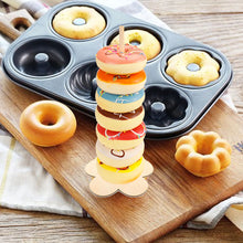 Load image into Gallery viewer, 1Pcs Wooden Doughnut Stand Donut Wall Display Holder Wedding Party Decor Dessert Doughnut Table Holder Kids Birthday