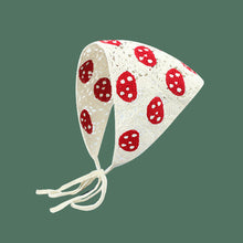 Load image into Gallery viewer, Sweet Cute Strap Hair Bag Headscarf Hat Small Mushroom Strawberry Handmade Crochet Hollow Triangle Headband Towel