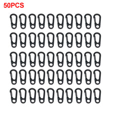 Load image into Gallery viewer, 50pcs Lobster Clasp Buckle Keychian Mini Carabiners Outdoor Camping Hiking Buckles Alloy Spring Snap Hooks Keychains Tool Clips