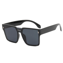 Load image into Gallery viewer, Fashion Oversized Square One-piece Sunglasses Women Retro Mirror Lens Eyewear Shades UV400 Men Punk Sun Glasses