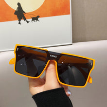 Load image into Gallery viewer, Fashion Oversized Square One-piece Sunglasses Women Retro Mirror Lens Eyewear Shades UV400 Men Punk Sun Glasses