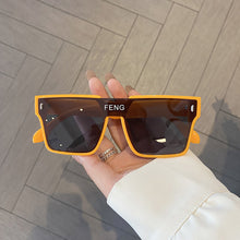 Load image into Gallery viewer, Fashion Oversized Square One-piece Sunglasses Women Retro Mirror Lens Eyewear Shades UV400 Men Punk Sun Glasses
