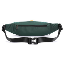 Load image into Gallery viewer, Unisex Waterproof Nylon Belt Fanny Pack Shoulder Messenger Bag Large Capacity Travel Pouch Sling Chest Waist Bags