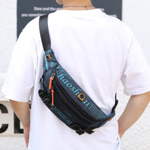 Load image into Gallery viewer, Unisex Waterproof Nylon Belt Fanny Pack Shoulder Messenger Bag Large Capacity Travel Pouch Sling Chest Waist Bags