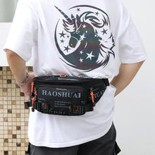 Load image into Gallery viewer, Unisex Waterproof Nylon Belt Fanny Pack Shoulder Messenger Bag Large Capacity Travel Pouch Sling Chest Waist Bags